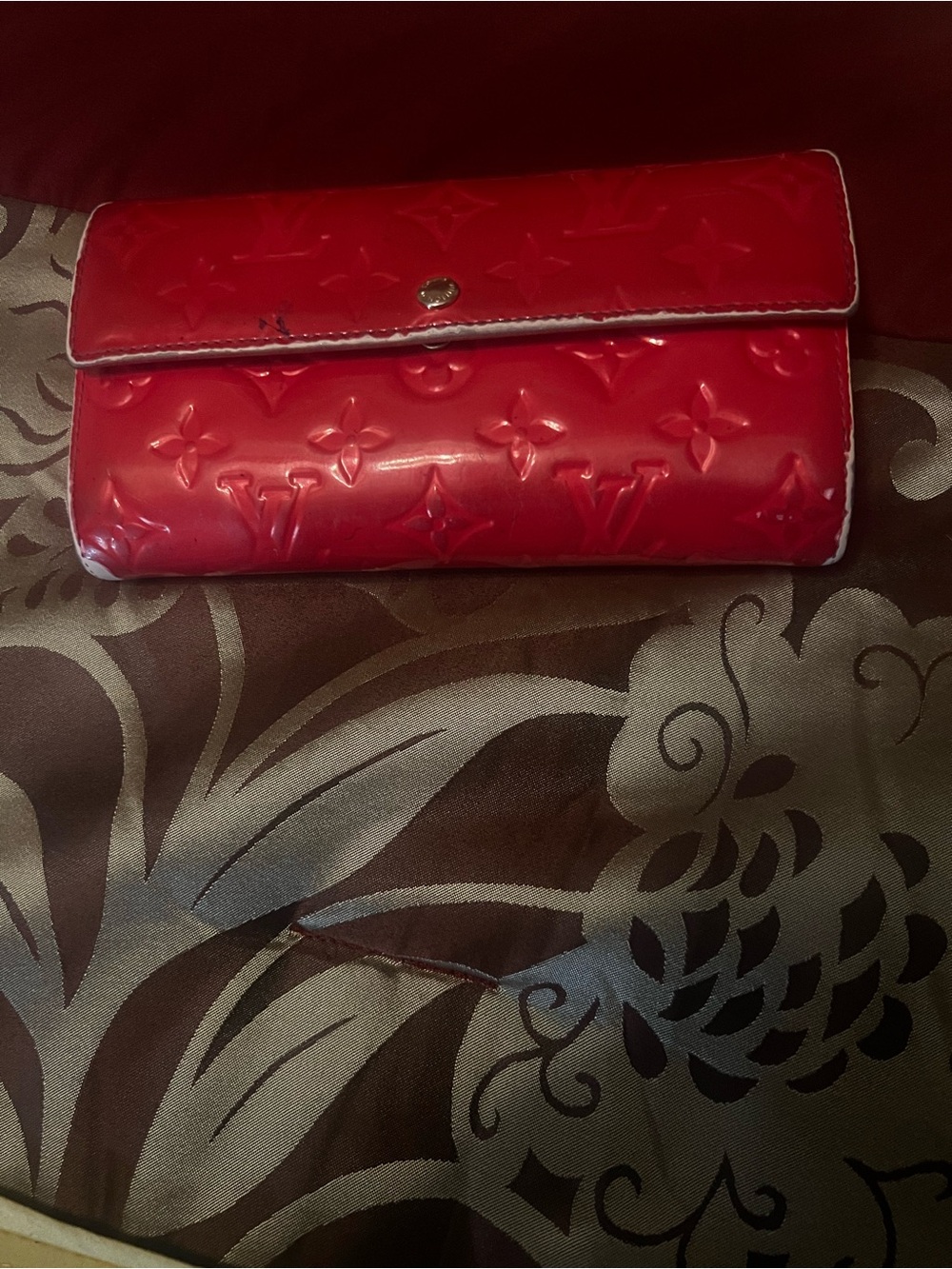 Authentic Louis Vuitton Patent Leather Monogram Wallet